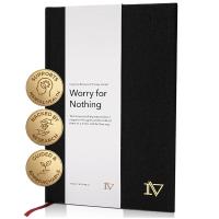 "Worry for Nothing" - Anksiyeteyi Sakinleştirmek ve Ruh Sağlığını İyileştirmek için Anksiyeteyi içeren Anksiyete Günlüğü | Stres Giderme ve Kişisel Bakımı Destekler