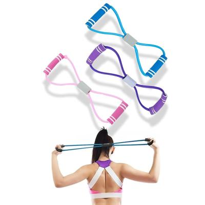 1 Adet Fitness Spor Aletleri Pilates Egzersiz Bandı Direnç Lastiği Spor Outdoor Plates