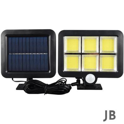 120 Cob Led Solar Panelli 3 Modlu Duvar Lambası Mz-302