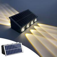 20W Güneş Enerjili Dış Mekan Bahçe Duvar Lambası - Cata Kos Solar LED Aplik - IP65 Su Geçirmez, 3200K Gün Işığı & Amber Dekoratif Aydınlatma (Gün Işığı)