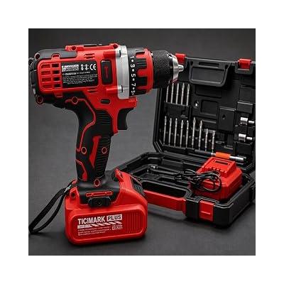 24 Parça 12V Akülü Matkap Seti - Elektronik Hız Ayarı ile Uyumlu