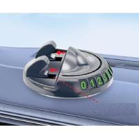 360 ° Dönebilen Araba Telefon Tutucu Seti, Numaratörlü, Park Numarası, Kaymaz Telefon Tutucu,