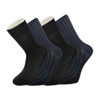 4'lü Set Lüks Erkek Merserize Çorap, Siyah&Lacivert Erkek Çorap, İnce Ağ Yapısı, Yüksek Kaliteli Mısır Pamuğu, Güçlendirilmiş Stres Bölgeleri, Optimum Dayanıklılık, Günlük Kıyafetlere ve Modaya Uygun 40-44