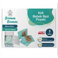 500X3 Adet Kirli Bebek Bezi Kapasiteli Çöp Poşeti