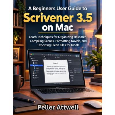 A Beginners User Guide to Scrivener 3.5 on Mac: Learn Techniques for Organizing Research, Compiling Scenes, Formatting Novels and Exporting Clean Files for Kindle