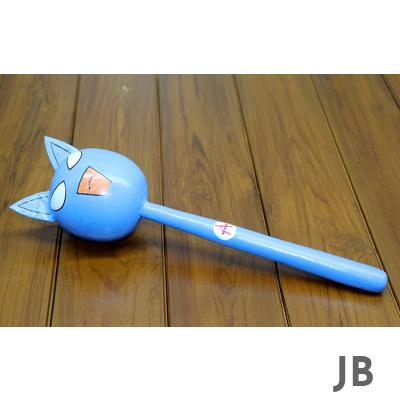 Ahşap Kedili Marakas Tekli Polos:26