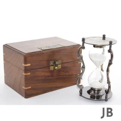 Ahşap Kutulu Pirinç Kumsaati Ksk2060