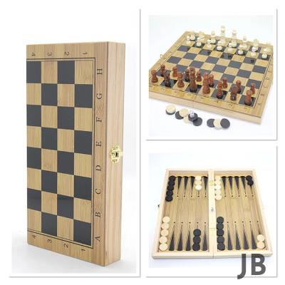 Ahşap Satranç Ve Tavla Seti Alk4243