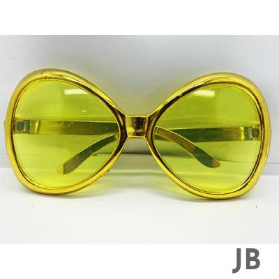 Altın Renk Yeşilçam Nostalji 80li Yıllar 90lı Yıllar Parti Gözlüğü  7x16 Cm