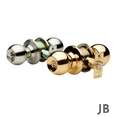 Amerikan Kapı İçin - Topuzlu Otel Tipi Kilit - Saten