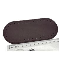 Angel Çanta Aksesuar Koyu Kahve Renk 14x6 Cm Oval Çanta Tabanı Telefon Çantası Tabanı