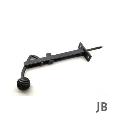 Antika Tarz Dekoratif Pirinç Ayarlı Panjur Stoperi - 150x55 Mm, Oksit