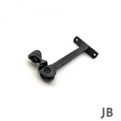 Antika Tarz Dekoratif Pirinç Kafalı Panjur Stoperi - 105x55 Mm, Oksit