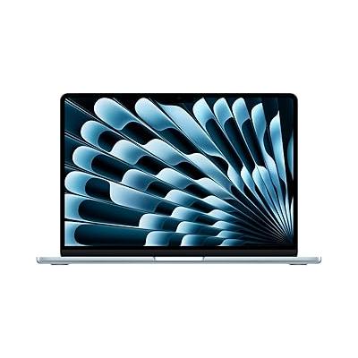 Apple M5 çipli 13 inç MacBook Air Laptop: 13.6 inç Liquid Retina Ekran, 10 CPU, 8 GPU, 16GB Birleşik Bellek, 512 GB SSD Depolama, 12 MP Center Stage Kamera, Touch ID; Gök Mavisi