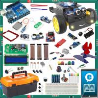Arduino ile Uyumlu Başlangıç seti UNO R3 Turbo Black V3. 112 Parça 359 Adet