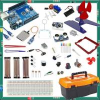 Arduino ile Uyumlu Öğreniyorum Seti - UNO R3 (CH340 Çip) - 46 Çeşit 176 Parça - Robotik Kodlama ve Elektronik Başlangıç Eğitimi Kiti - STEM Proje Seti