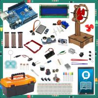 Arduino ile Uyumlu Pervane Projeli Başlangıç Seti - UNO R3-80 Çeşit 281 Parça - Robotik Kodlama, DC Motor ve Elektronik Eğitim Kiti - Pervane Projesi Uygulamalı