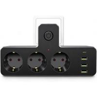 Astreon Akım Korumalı Çoklu Priz, 3 Adet USB 1 Adet Type-C Girişi, 3 Adet Priz Girişi, Termal Akım Korumalı, Hızlı Şarj Destekli, Tüm Elektronik Cihazlar İçin Kullanıma Uygun Çoklu Priz Şarj İstasyonu