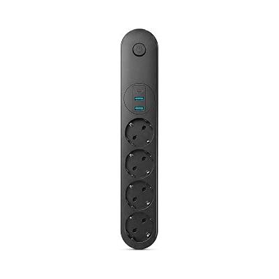Astreon Akım Korumalı Çoklu Priz, 2 Adet USB 1 Adet Type-C Girişi, 4 Adet Priz Girişi, 2500W Termal Korumalı, 2 M Kablo Uzunluğu, Hızlı Şarj Destekli, Tüm Elektronik Cihazlar ile Uyumlu Şarj İstasyonu