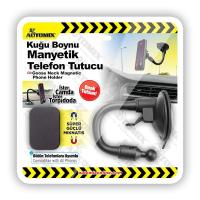 Automix Kuğu Boynu Manyetik Telefon Tutucu | Ayarlanabilir ve Evrensel Montaj | Araç İçi Güvenli Sabitleme