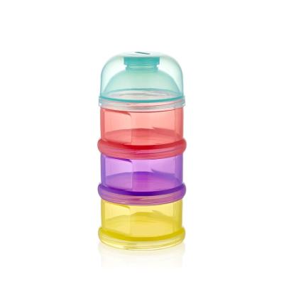 Babyjem Karışık Renkli Katlı Toz Mama Kabı 545 Çok Renkli 8681049245458