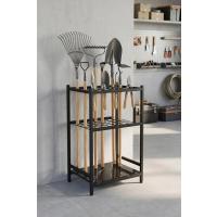 Bahçe Aletleri Düzenleyici Stand Kazma Kürek Organizer Raf Çok Amaçlı Metal Garaj Balkon Rafı