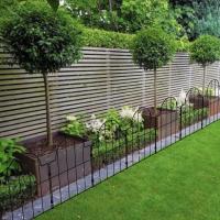 BAHÇE ÇİTİ 10 LU SET 330CM MODEL - 2 SİYAH HOBİ BAHÇESİ, ÇİÇEK, SEBZE, MİNİ BAHÇE