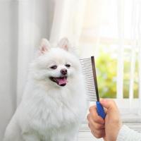 BakGelAl Tüy Açıcı Kedi Köpek Tarağı Tek Taraflı Metal Dişli Evcil Hayvan Bakım Fırçası