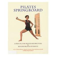 Balanced Body Ellie Herman Pilates Springboard el kitabı (Türkçe olmayabilir), 70 yaylı tahta, resimli duvar alıştırması, antrenman kılavuzu (Türkçe olmayabilir), 122 sayfa
