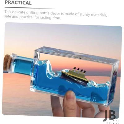 Batmayan Gemi Şişe Akvaryum