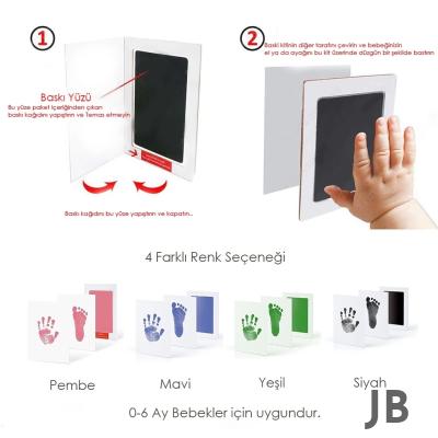 Bebek El Ve Ayak Izi Anı Baskı Seti