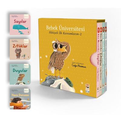 Bebek Üniversitesi: Hikayeli İlk Kavramlarım - 4 Kitap Takım