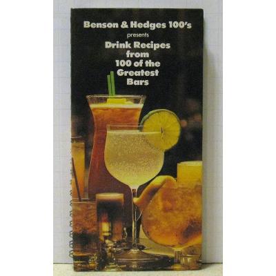 Benson & Hedges 100's Presents Drink Recipes from 100 of the Greatest Bars