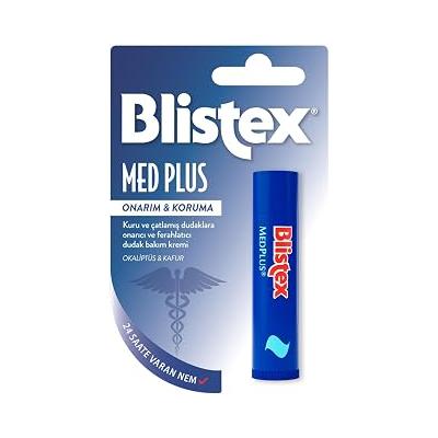 Blistex MedPlus Stick Kuru ve Çatlamış Dudaklar İçin Onarıcı Dudak Bakım Kremi SPF 15 4.25 Gram
