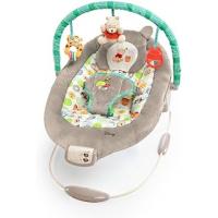 Bright Starts Winnie the Pooh Dots & Hunny Pots Sallanan Bebek Titreşimli Bebek Koltuğu, Müzik ve 3 Farklı Oyun Arkadaşlı, 58x48x58 cm