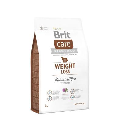 Brit Care Weight Loss Kuru Köpek Maması, Tavşan Eti ve Pirinçli, Yetişkin, Kilo Kontrolü İçin, 3 kg