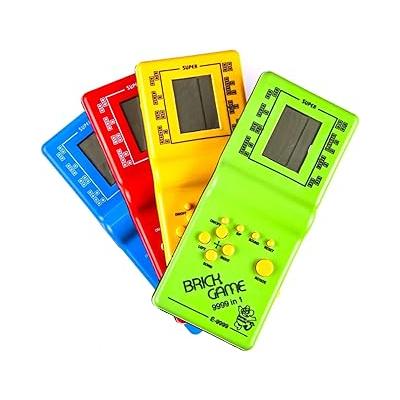 Busstier Nostaljik Tetris El Atarisi Pilli Taşınabilir Retro Oyun Konsolu Unutulmayan Atari Oyunu