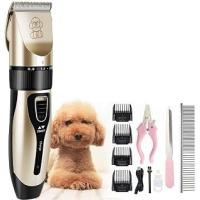 C5 Kırpık 10 In 1 Ayarlanabilir Şarjlı Kedi Köpek Tıraş Makinesi Pet Evcil Hayvan Tüy Kesme Aparatlı