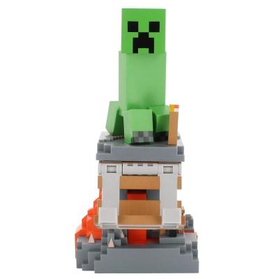 Cable Guys – Minecraft Creeper oyun aksesuarı tutucu ve cep telefonu tutucu, çoğu kumanda (Xbox, Play Station, Nintendo Switch) ve cep telefonu için