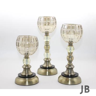 Cam 3'lü Şamdan Alk3176