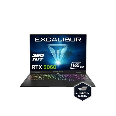 Casper Excalibur G915 Intel Core 7-240H 32GB 1TB RTX5060 165HZ 16" Freedos Gaming Laptop G915.240H-DF60X-C