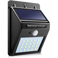 Chermik 20 Led'li Güneş Enerjili Hareket Sensörlü Bahçe Lambası