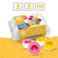 Circle Toys 6'lı Geometrik Yumurta Eşleme Oyunu