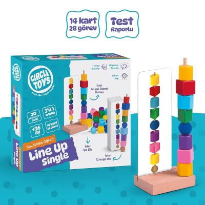 CIRCLE TOYS Line Up Single - Tek Oyuncu YENİ NESİL ALGI VE ZEKA OYUNU