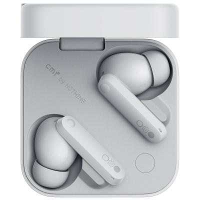 CMF by Nothing Buds Pro 2 – Kablosuz Kulaklık, HiFi Ses, 50 dB Akıllı Aktif Gürültü Azaltma, 6 HD Mikrofon ve Uzay Ses Efekti - Açık Gri