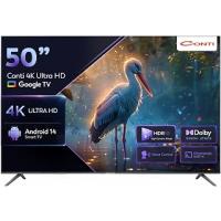 Conti CT50GT300U 50 İnç (127 cm) 4K Ultra HD Google TV, HDR10, Dolby Vision ve Atmos, Dahili Uydu Alıcılı, Çerçevesiz, Chromecast, Sesli Kontrol, Wi-Fi, Bluetooth, 3 HDMI, Android 14 Smart TV