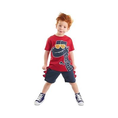 Cool Dino Erkek Çocuk T-shirt Şort Takım