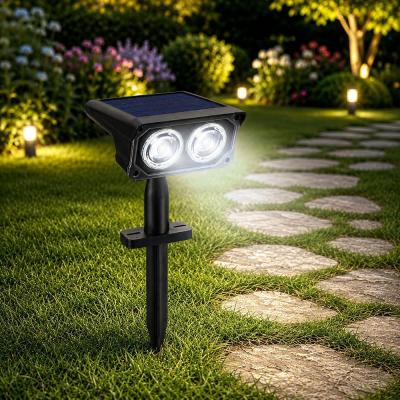 Coverzone Solar Bahçe Lambası 2W SMD Led, Toprak Çubuklu, Güneş Enerjili Bahçe Aydınlatma, 6500K Beyaz Işık, Karanlık Sensörlü, 200 Lümen, Çim Lambası, PT-B211