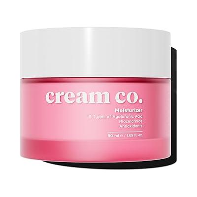 Cream Co. Su Bazlı Moisturizer Nemlendirici Aydınlatıcı Yüz Kremi, Hyaluronik Asit, 50 ML, Tüm Cilt Tipleri