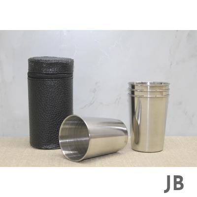 Deri Kılıflı 4'lü Shot Bardak Alk3926